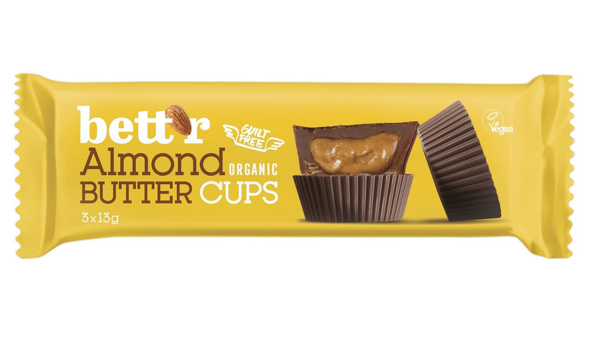 Bettr, Almond Butter Cups, 39g