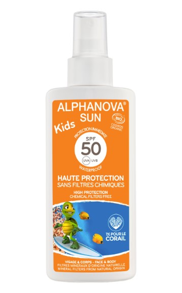 Alphanova Sun, Sun Spray SPF50 Kids, 125ml