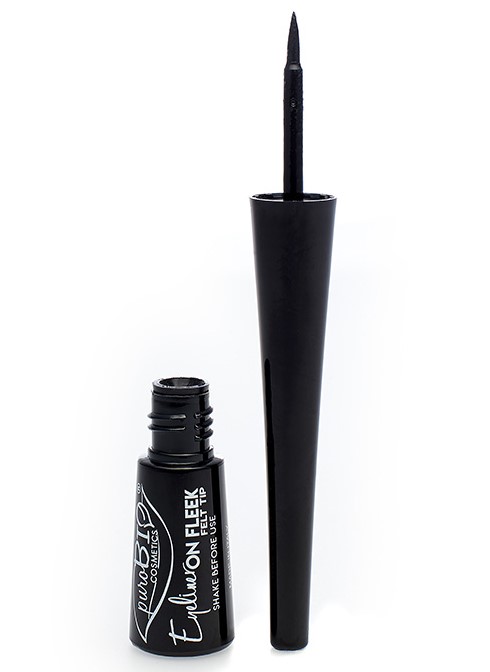 Purobio, Eyeliner On Fleek - Intense Semi-Matte Black, 3ml