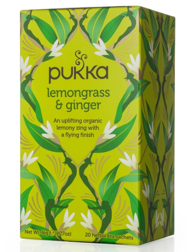 Pukka, Lemongrass Ginger Tea, 20 bags