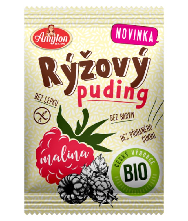 Amylon, Rice Pudding with Raspberry, 40g
