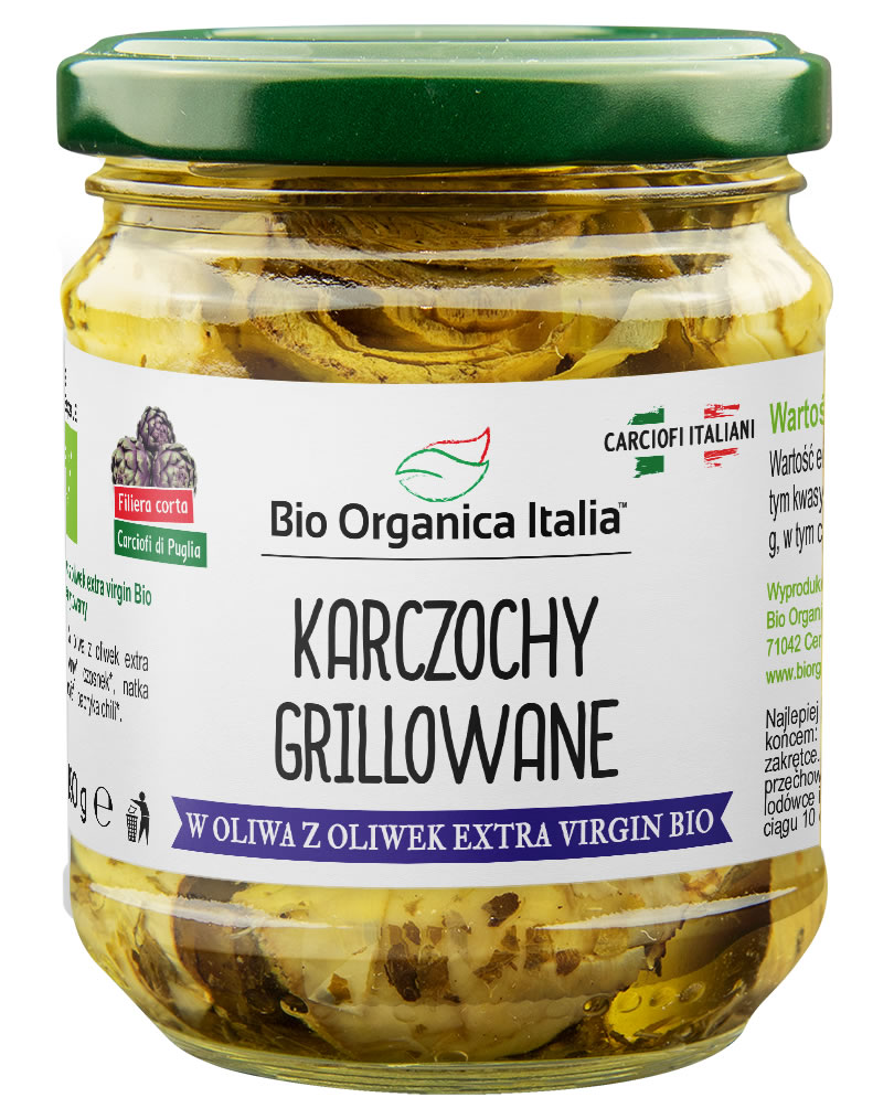 Bio Organica Italia, Grilled Artichokes with Extra Virgin Olive Oil, 1