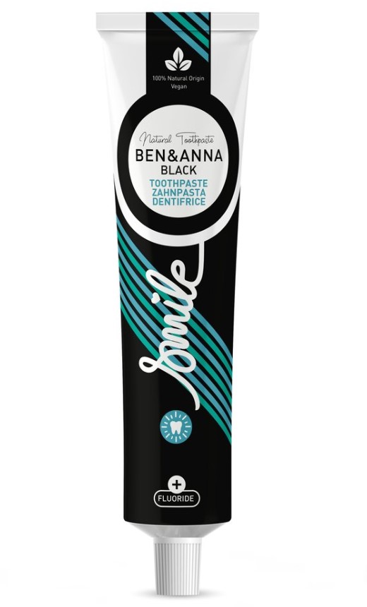 Ben&Anna, Toothpaste - Black with Fluoride, 75ml