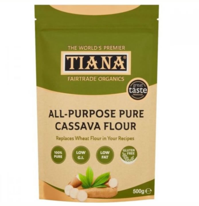 Tiana, Cassava Flour All-Purpose Gluten Free, 500g