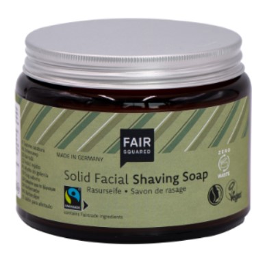 Fair Squared, Solid Facial Shaving Soap, 500g