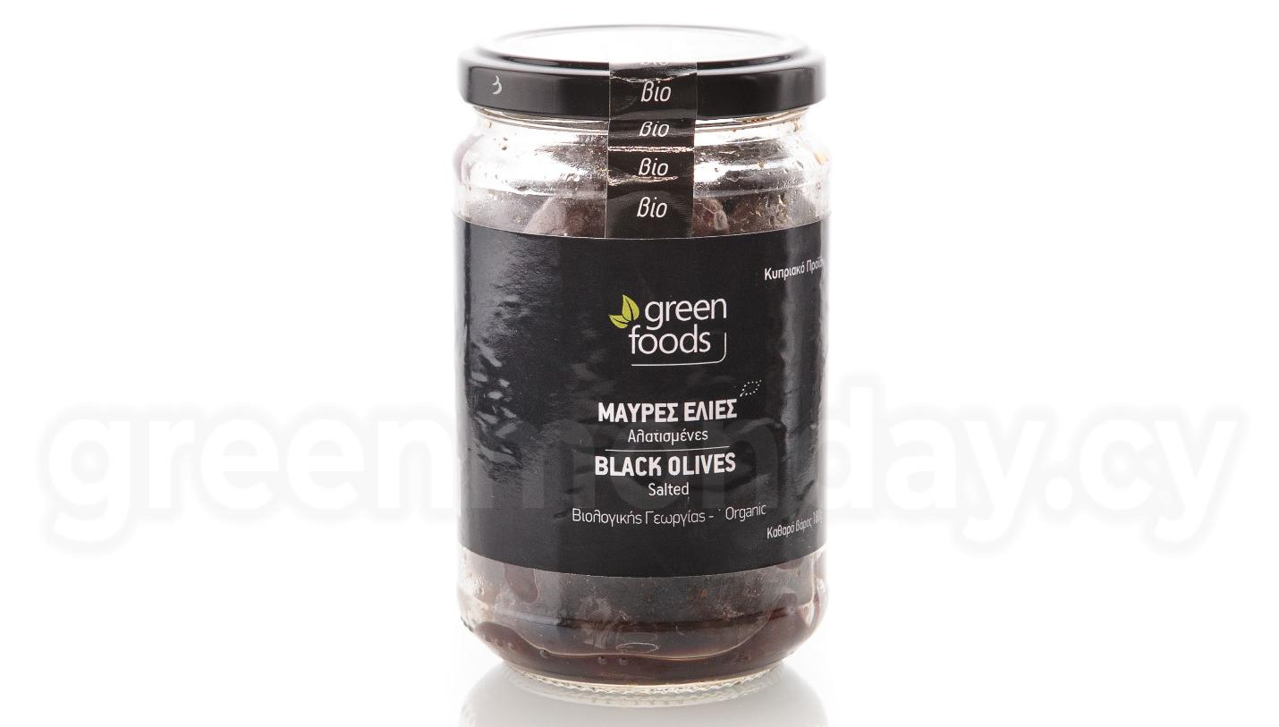 Green Foods, Black Olives, 180g