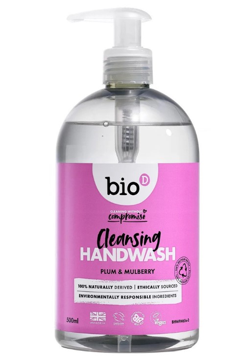 Bio-D, Cleansing Hand Wash Plum & Mulberry, 500ml