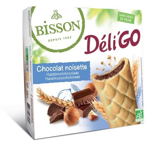 Bisson, DeliGo Hazelnut Chocolate Filled Biscuits, 150g