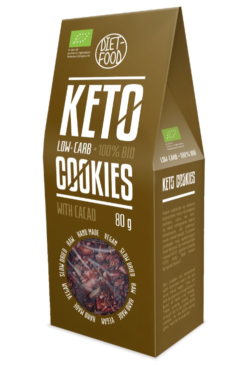 Keto Cookies with Cocoa, 80g