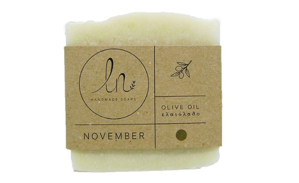LN Handmade Soaps, The Olive Oil Soap - November, 100g