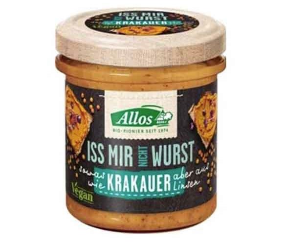 Allos, Vegetable Spread with Red Lentils, 135g
