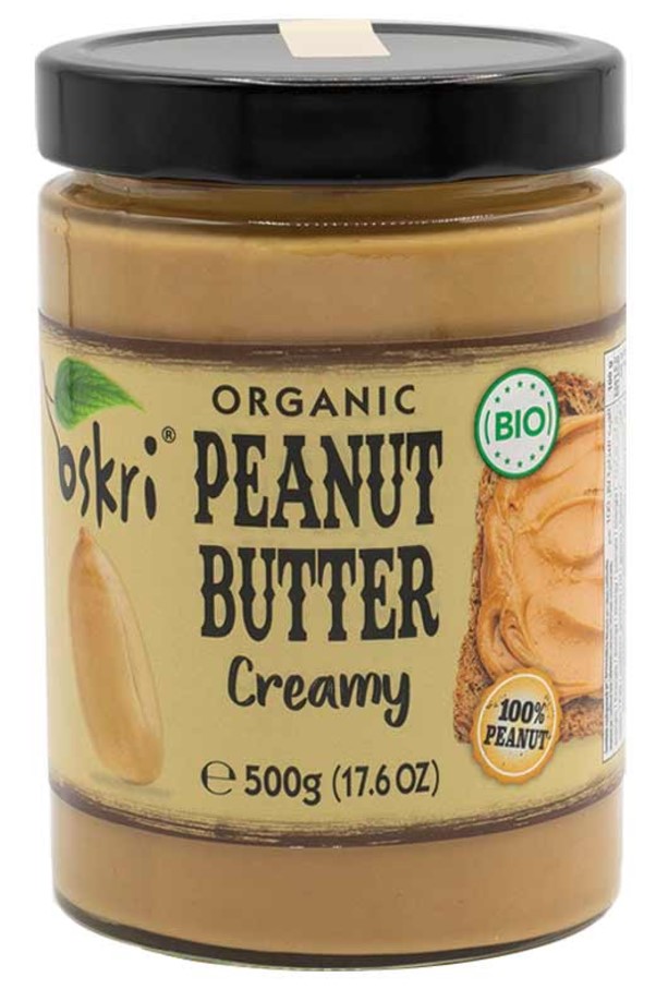 Oskri, Peanut Butter Creamy, 500g