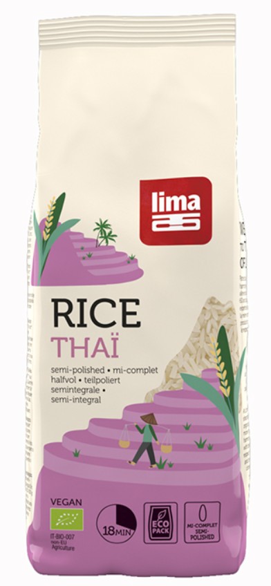 Lima, Thai Rice Semi-Polished, 500g