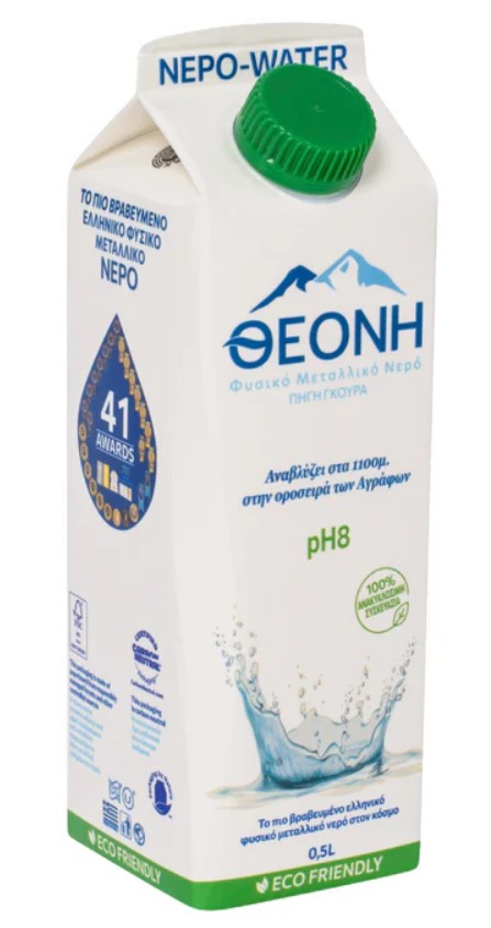 Theoni, Natural Mineral Water in Carton, 500ml