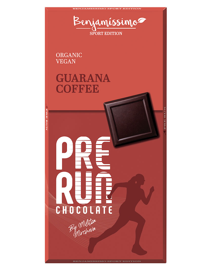 Benjamissimo, Pre Run Chocolate with Guarana & Coffee, 60g