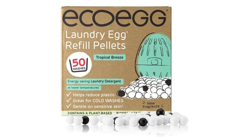 Ecoegg, Laundry Egg Refill Pellets - Tropical Breeze, 50 washes