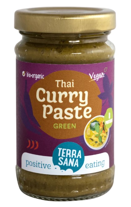 Terrasana, Thai Green Curry Paste, 120g