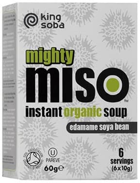 King Soba, Miso Soup with Edamame Beans, 60g