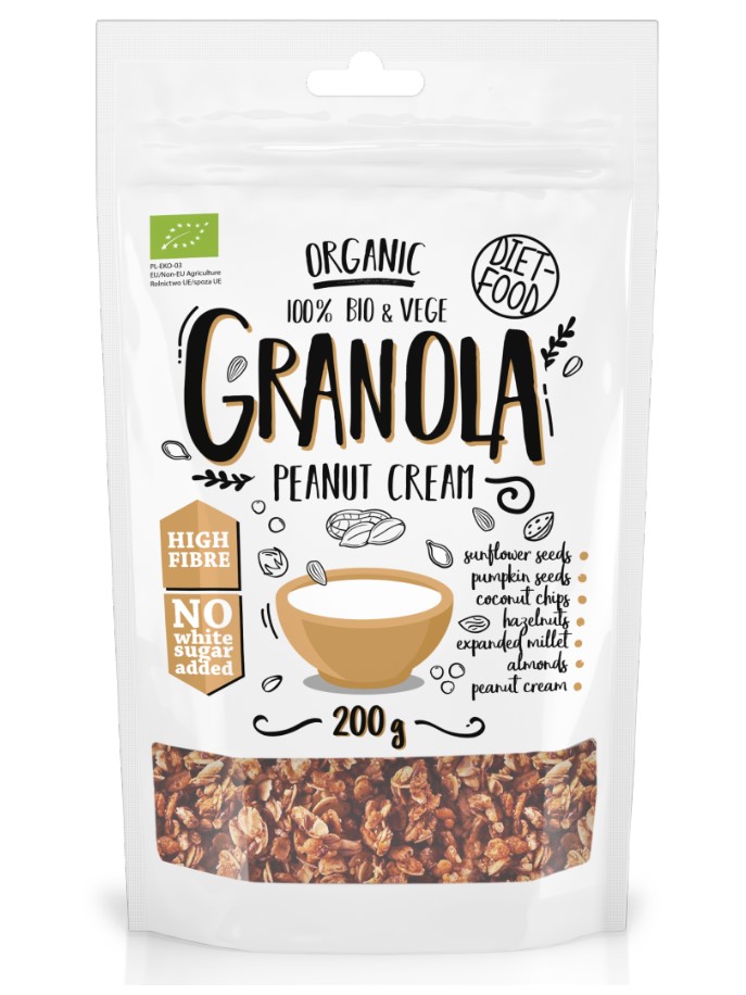 Diet-food, Granola with Peanut Protein, 200g