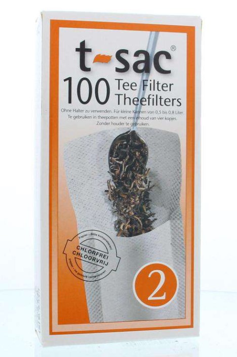 T-Sac, Compostable Tea Filters, 100pcs