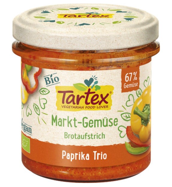 Tartex, Paprika Trio Spread, 135g