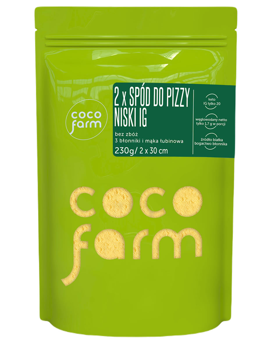 Coco Farm, High Fiber Pizza Base Mix, 230g