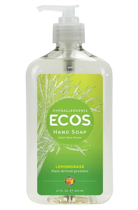 Earth Friendly Ecos, Hand Soap Lemongrass, 500ml