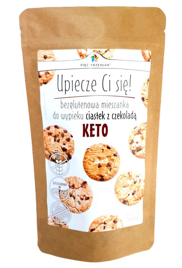 Piec Przemian, Keto Mix for Baking Cookies with Chocolate, 365g