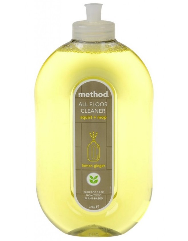 Method, All Floor Cleaner Squirt + Mop Lemon Ginger, 739ml