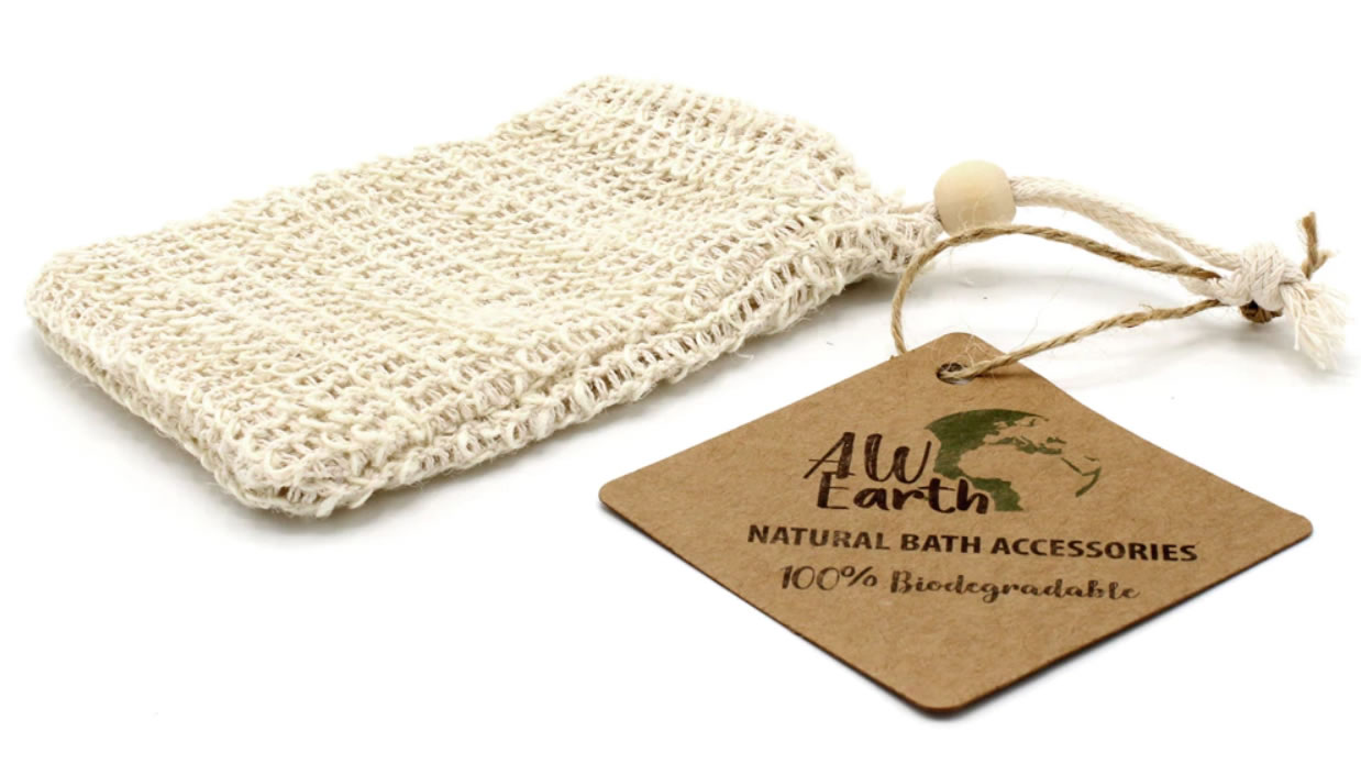 AWEarth, Nature Soap Bag - Washed Jute