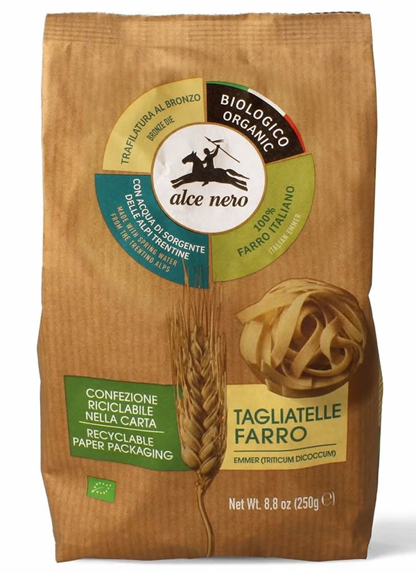 Alce Nero, Emmer Pasta Tagliatelle Nests, 250g