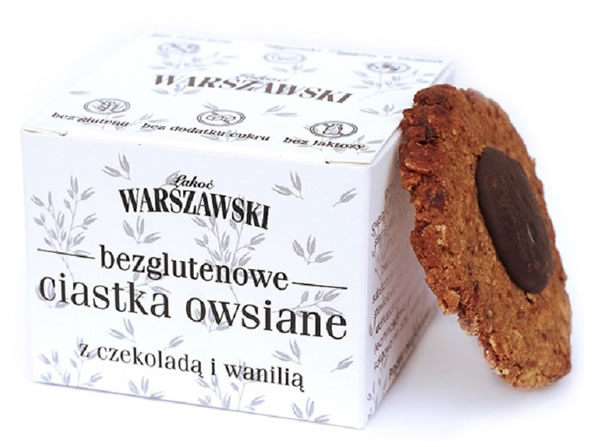 Oat Cookies with Chocolate & Vanilla, 150g
