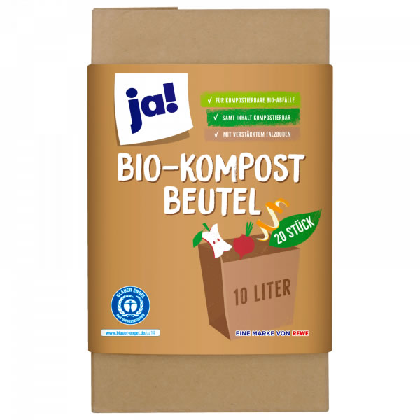 Ja, Eco Compost Bags 10L, pack of 20
