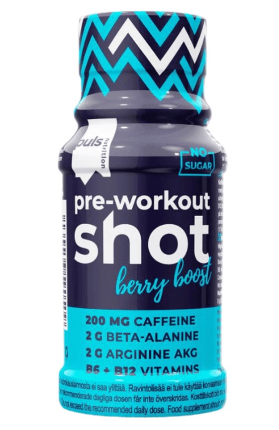 Pre-Workout Shot Berry Boost, 60ml