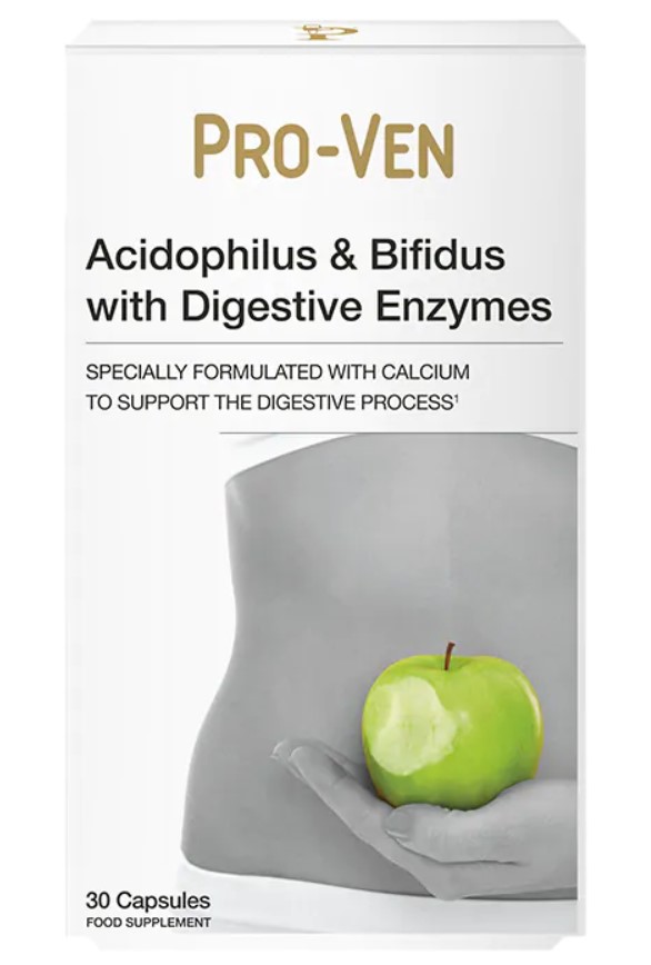 ProVen, Acidophilus & Bifidus With Digestive Enzyme, 30 сapsules