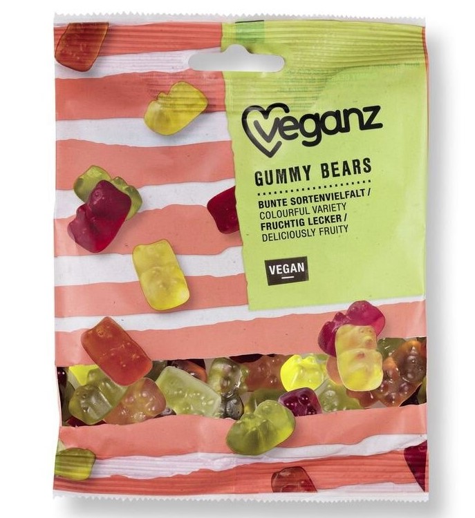Veganz, Gummi Bears, 100g