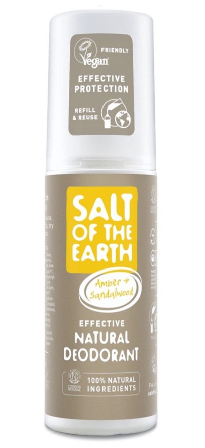 Salt of the Earth, Amber & Sandalwood Spray, 100ml