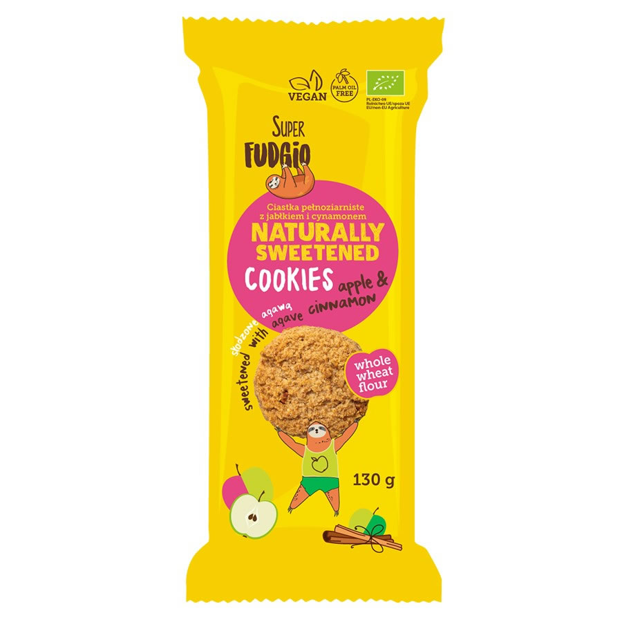 Naturally Sweetened Cookies with Apple & Cinnamon, 130g