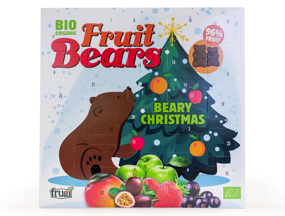 Advent Calendar Fruit Jelly Bears, 168g