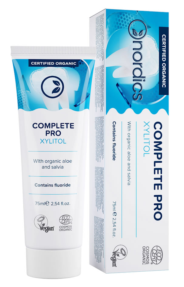 Complete Pro Xylitol Toothpaste with Aloe & Salvia, 75ml