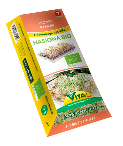 Vita Line, Sprouting Lucerna Seeds with Sprouter, 15g