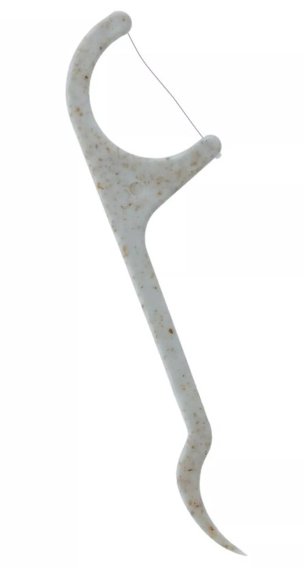Plant-Based Eco Floss Picks, 50pcs