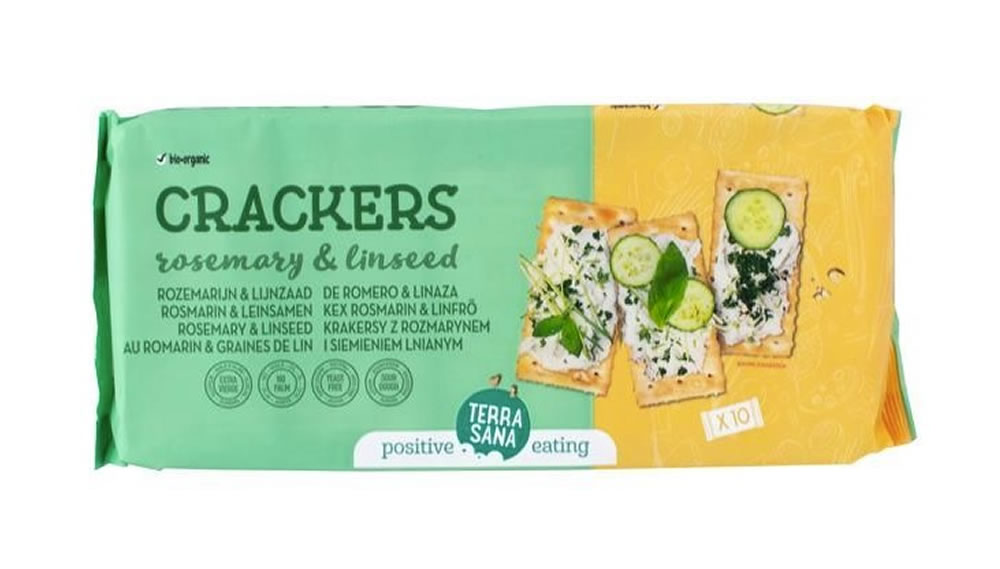 Crackers Rosemary & Linseed, 250g