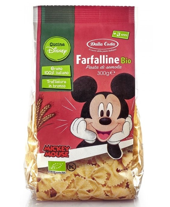 Dalla Costa, Disney Mickey Pasta Farfalline, 300g