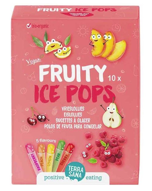 Terrasana, Fruity Ice Pops, 10x40g