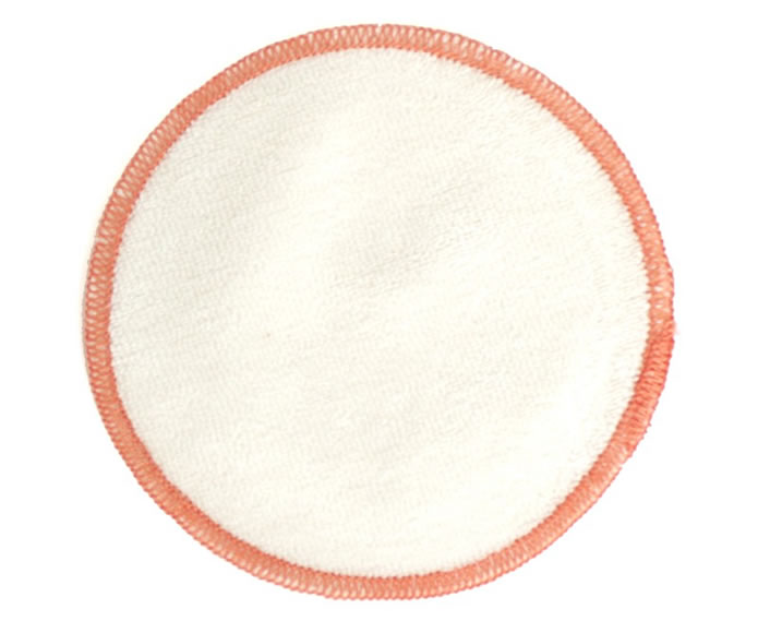 Reusable Organic Cotton Make-up Removal Pad, color: red