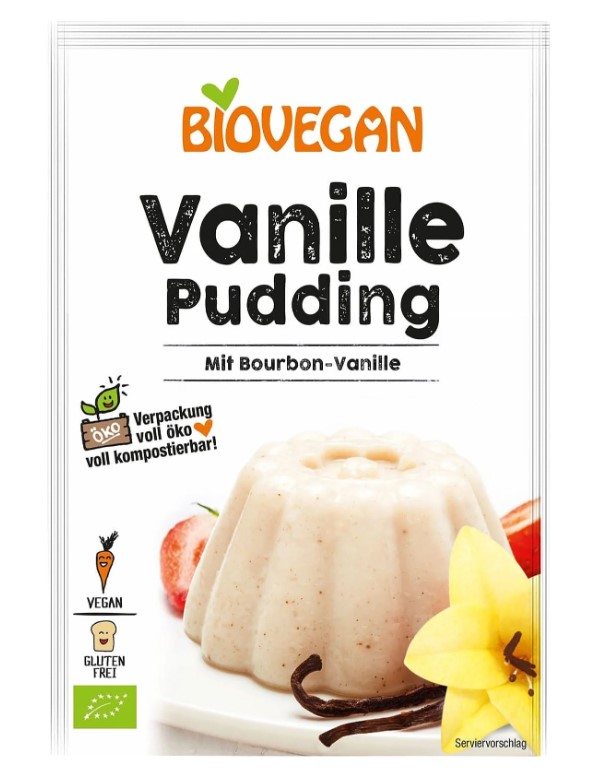 Biovegan, Pudding with Bourbon Vanille, 33g