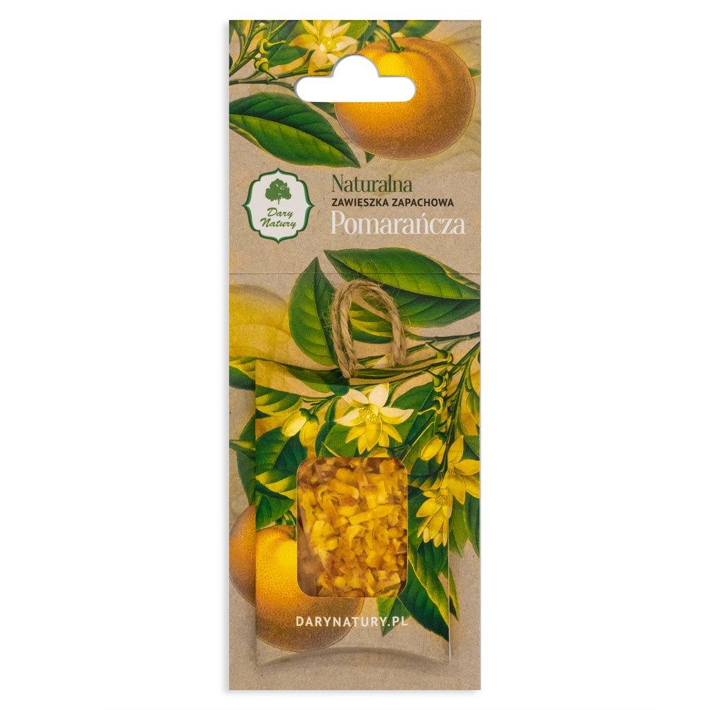 Natural Fragrance Pendant - Orange, 1pc