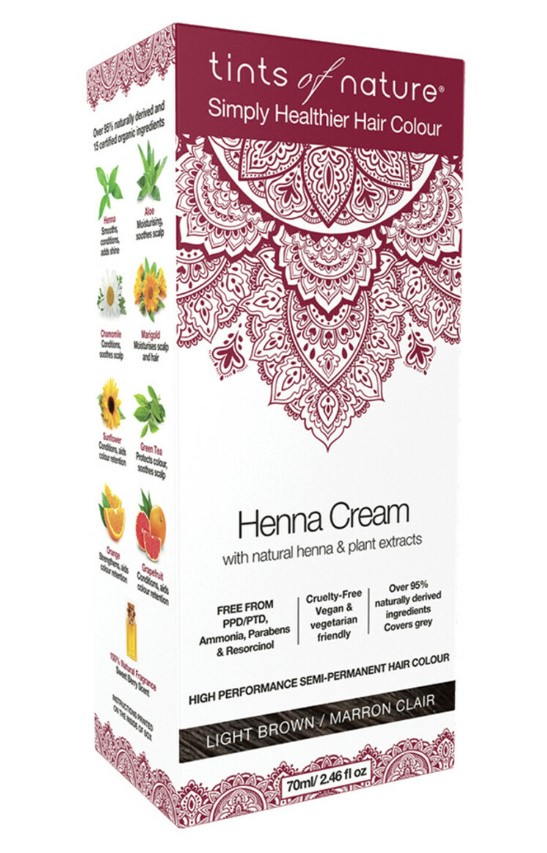 Henna Cream Light Brown, 70ml