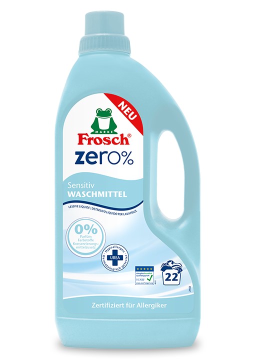 Frosch, Zero% Sensitive Detergent Gel, 1.5L